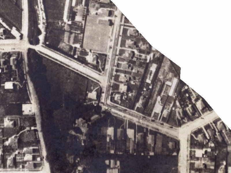 36 Saint Martins Road from the air, 1925-1929