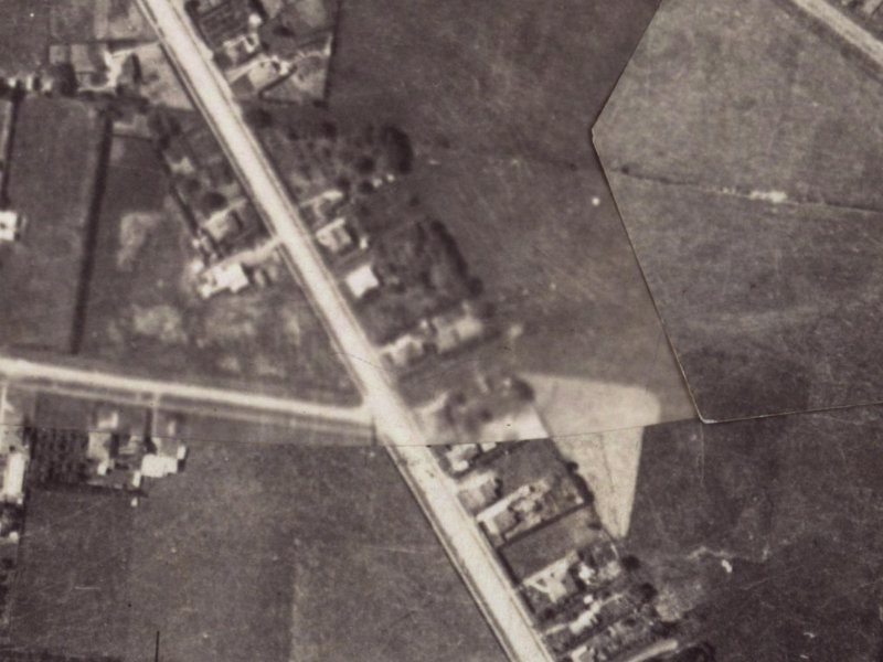 239 Opawa Road from the air, 1925-1929