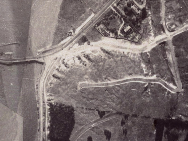 Menlo Terrace from the air, 1925-1929