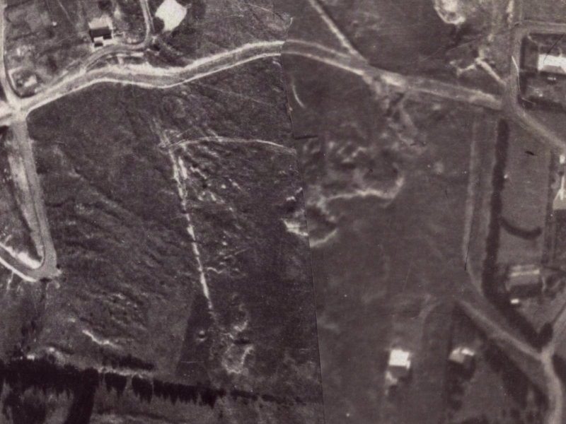 Saint Andrews Hill Road from the air, 1925-1929
