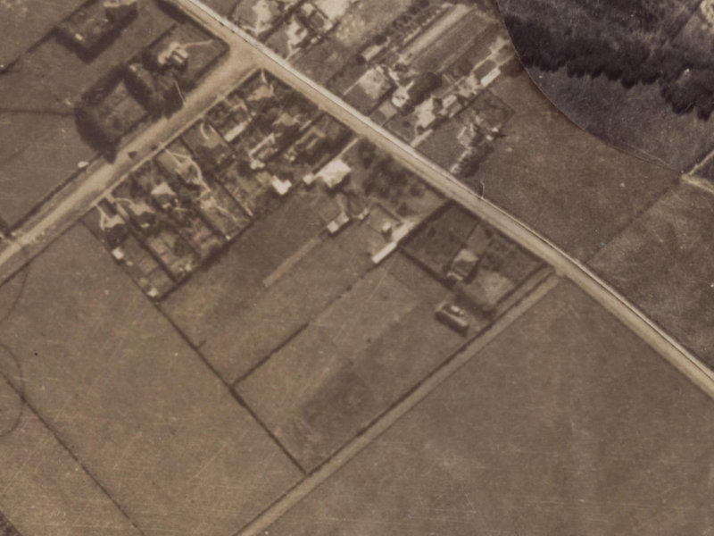 Bencard Place from the air, 1925-1929