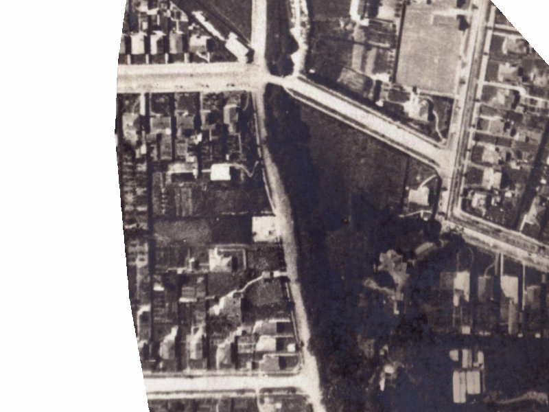 259 Eastern Terrace from the air, 1925-1929