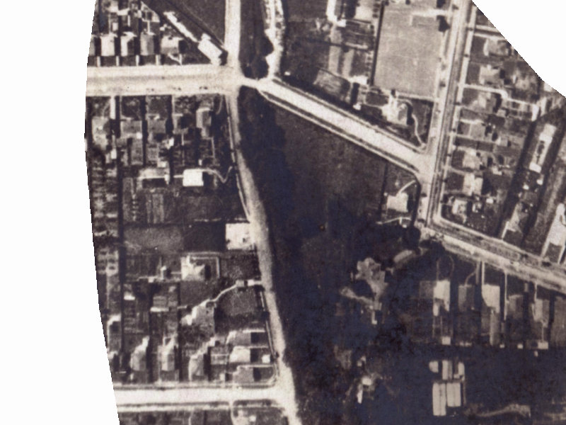 100 Palatine Terrace from the air, 1925-1929