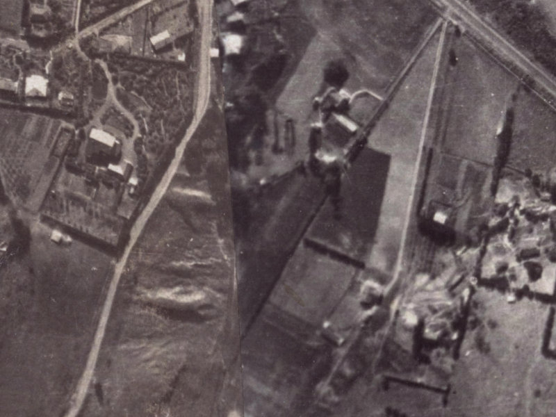 Aratoro Place from the air, 1925-1929