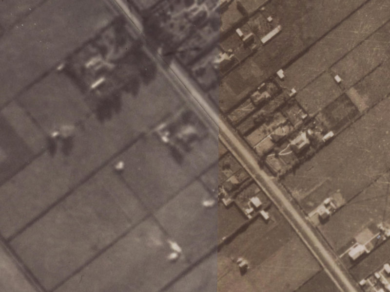50 Tankerville Road from the air, 1925-1929