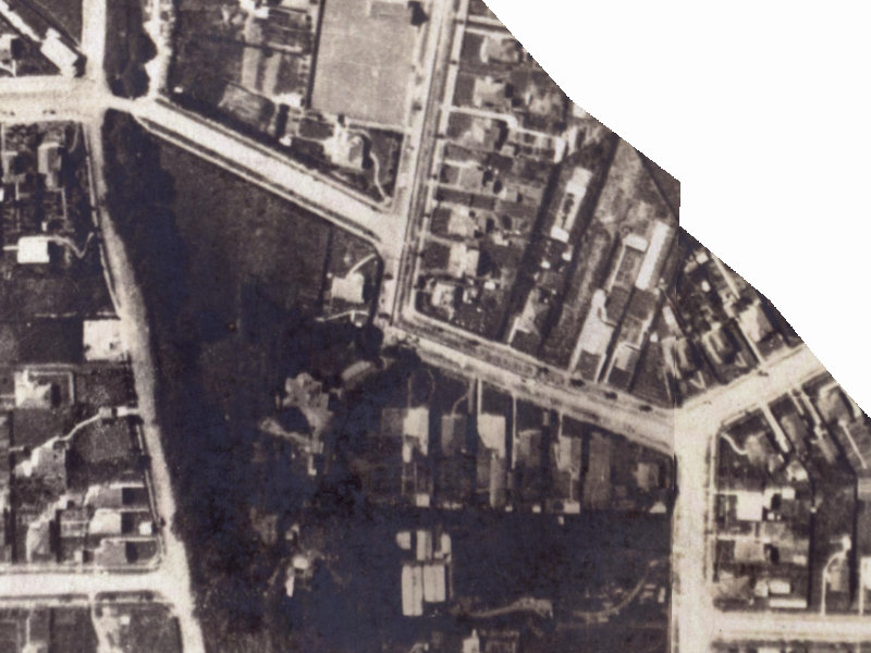34 Saint Martins Road from the air, 1925-1929