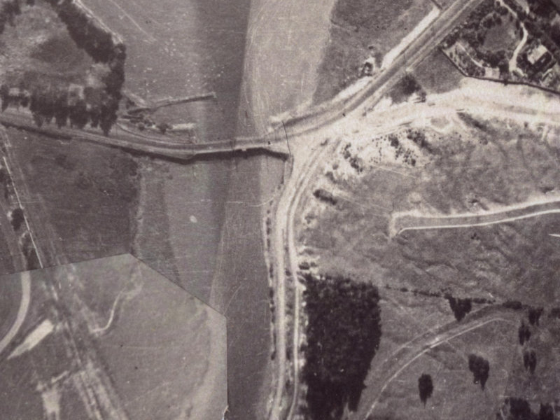 Ferrymead Terrace from the air, 1925-1929
