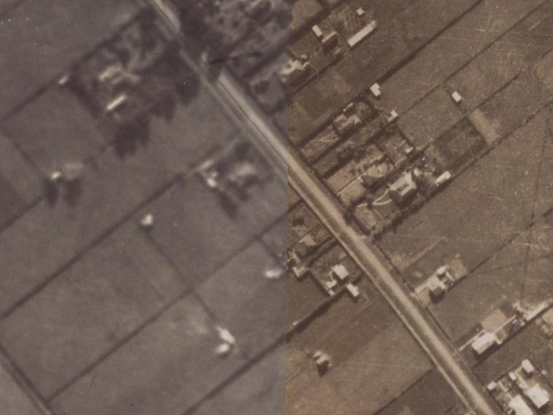 52 Tankerville Road from the air, 1925-1929