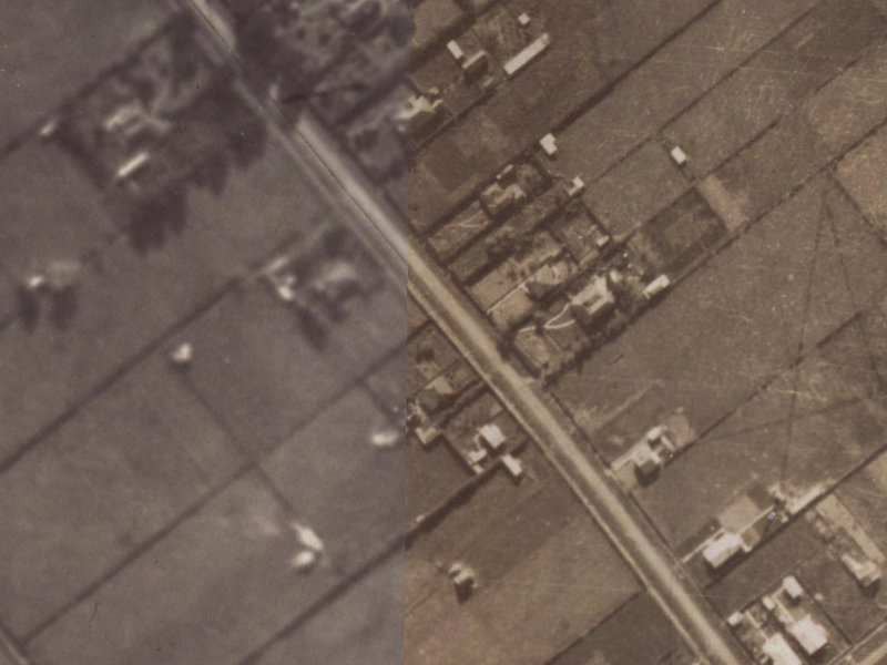 54A Tankerville Road from the air, 1925-1929