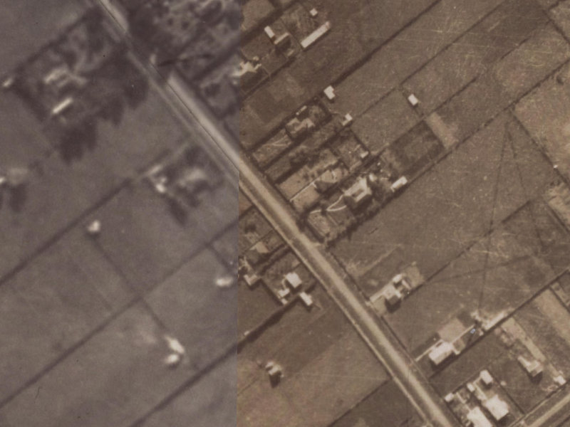 55A Tankerville Road from the air, 1925-1929