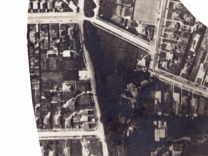 98 Palatine Terrace from the air, 1925-1929