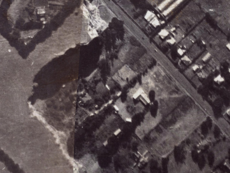 124 Main Road from the air, 1925-1929