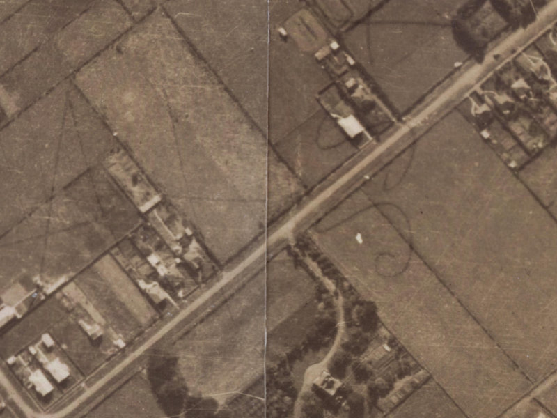 28A Mathers Road from the air, 1925-1929