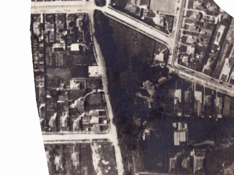 96 Palatine Terrace from the air, 1925-1929