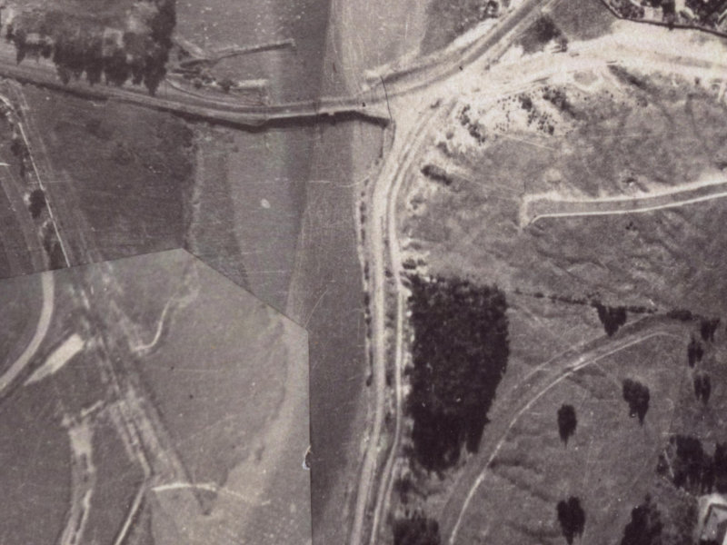 287–289 Bridle Path Road from the air, 1925-1929