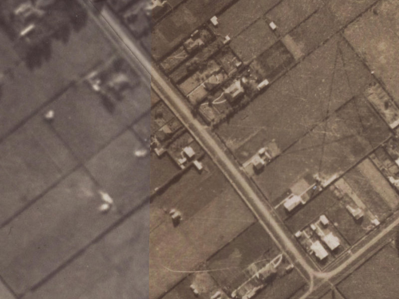 60 Tankerville Road from the air, 1925-1929