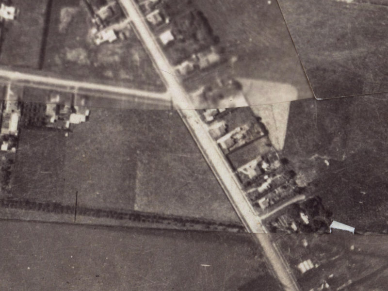 266 Opawa Road from the air, 1925-1929