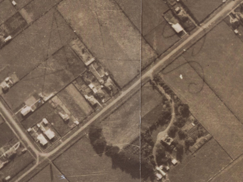 34A Mathers Road from the air, 1925-1929