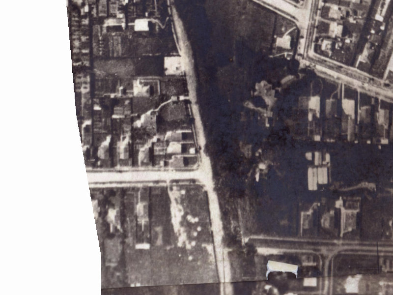 233 Eastern Terrace from the air, 1925-1929