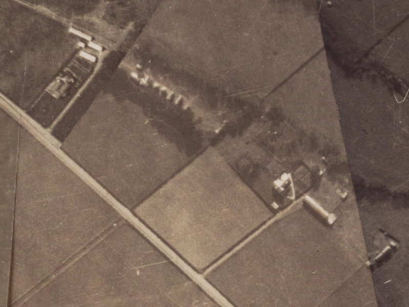 69 McBeath Avenue from the air, 1925-1929