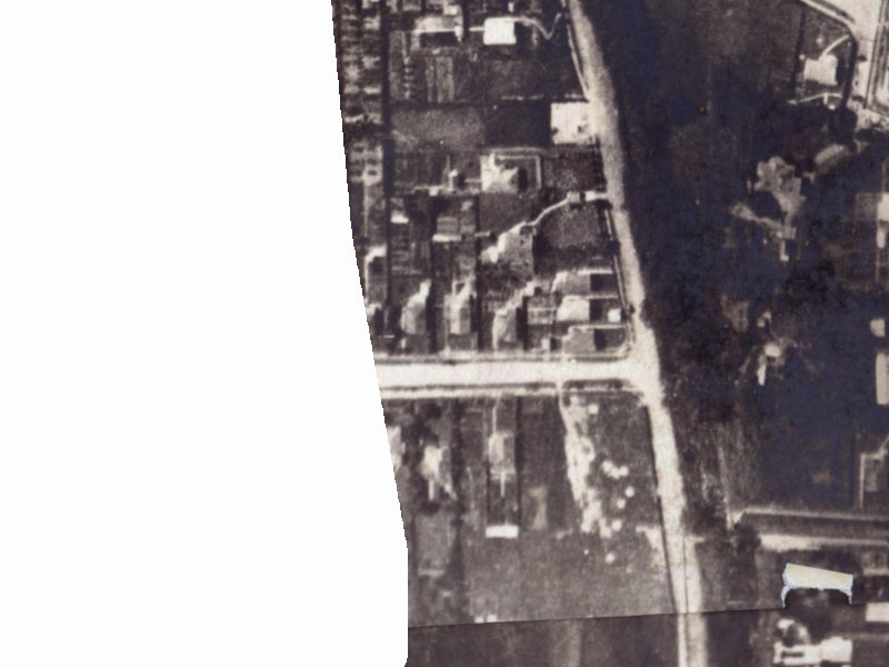 141A Fisher Avenue from the air, 1925-1929