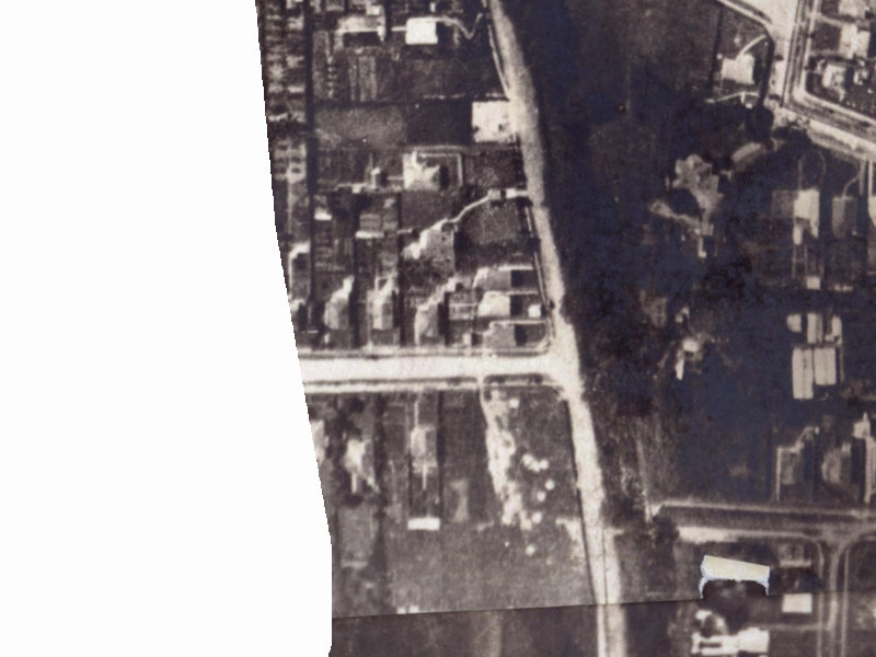 145 Fisher Avenue from the air, 1925-1929