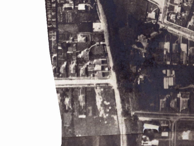 147 Fisher Avenue from the air, 1925-1929