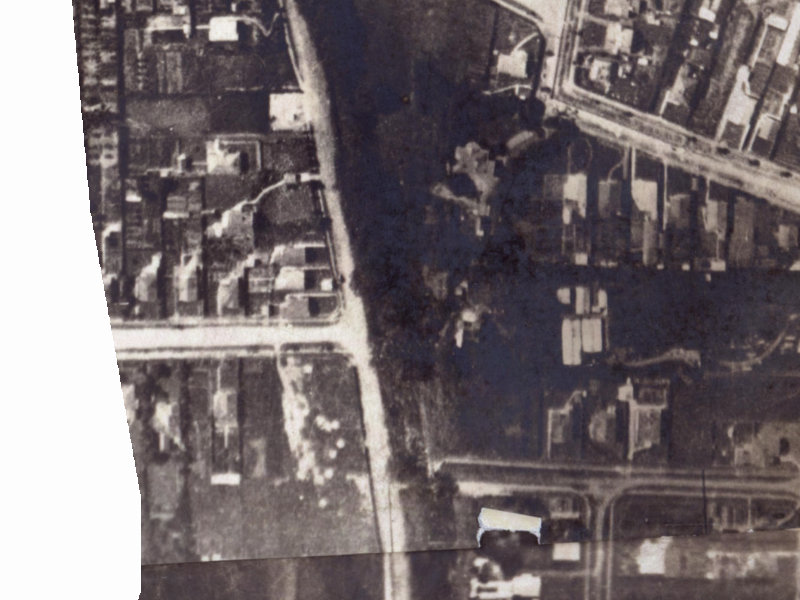 90 Palatine Terrace from the air, 1925-1929