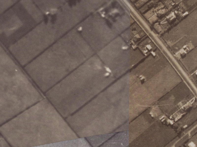 Hussar Place from the air, 1925-1929
