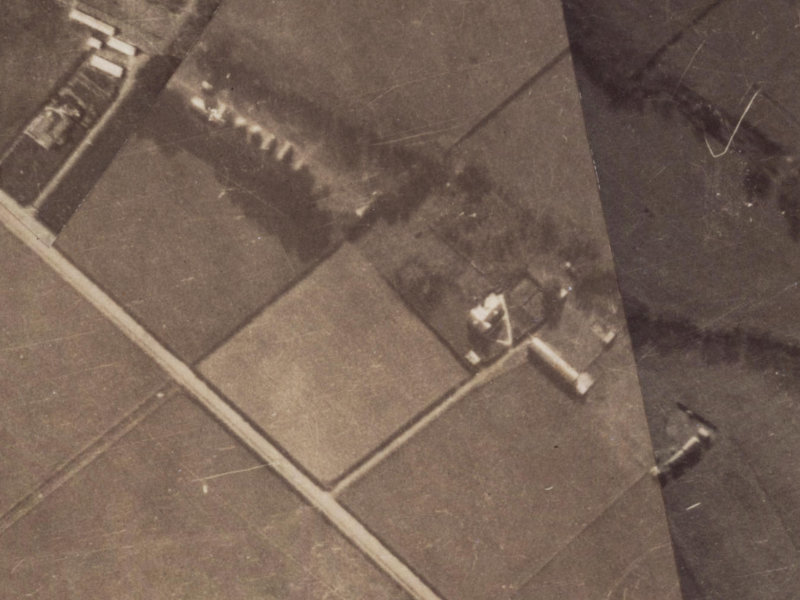 64 McBeath Avenue from the air, 1925-1929