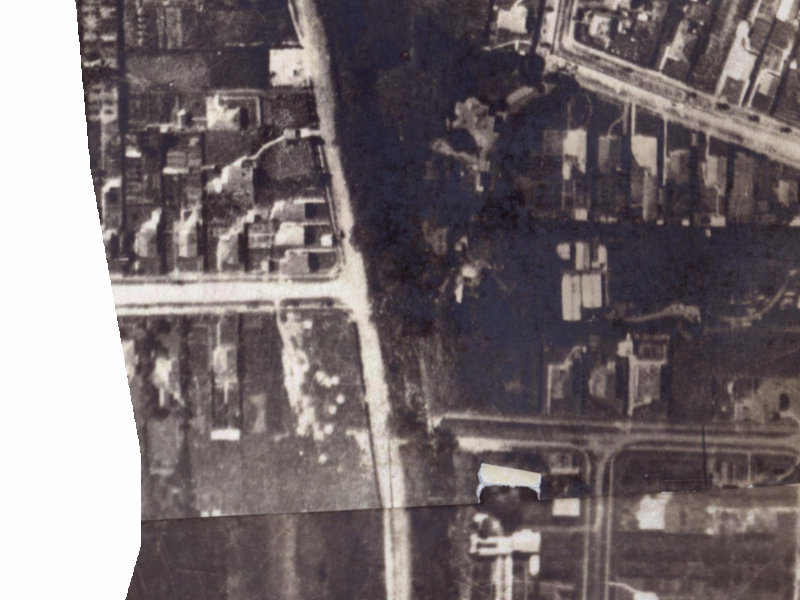86 Palatine Terrace from the air, 1925-1929