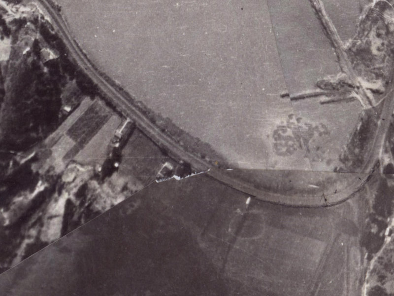 92–102 McCormacks Bay Road from the air, 1925-1929