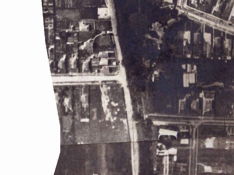 227 Eastern Terrace from the air, 1925-1929