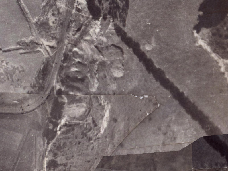 34 Glenstrae Road from the air, 1925-1929