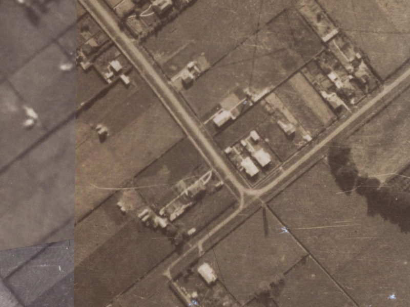 48B Mathers Road from the air, 1925-1929
