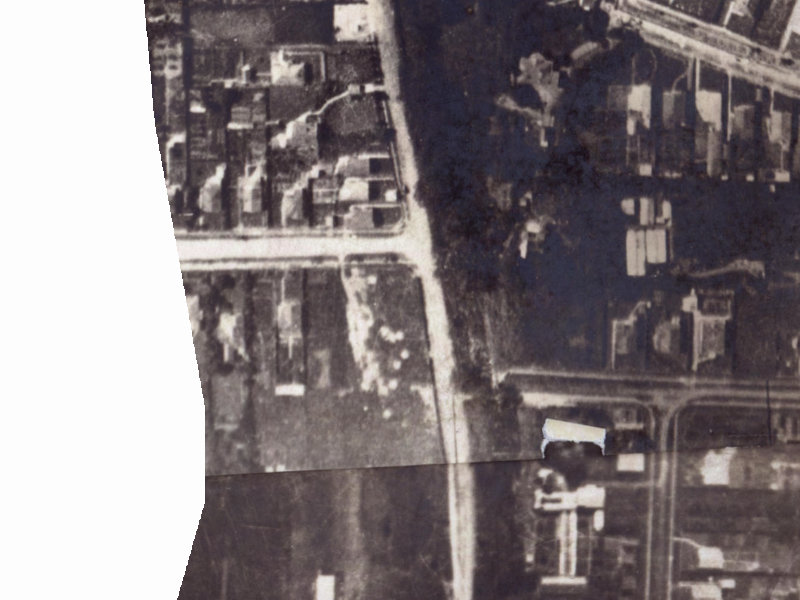 225 Eastern Terrace from the air, 1925-1929
