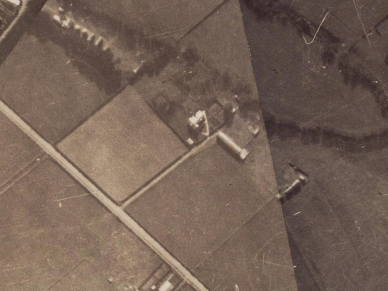 60 McBeath Avenue from the air, 1925-1929
