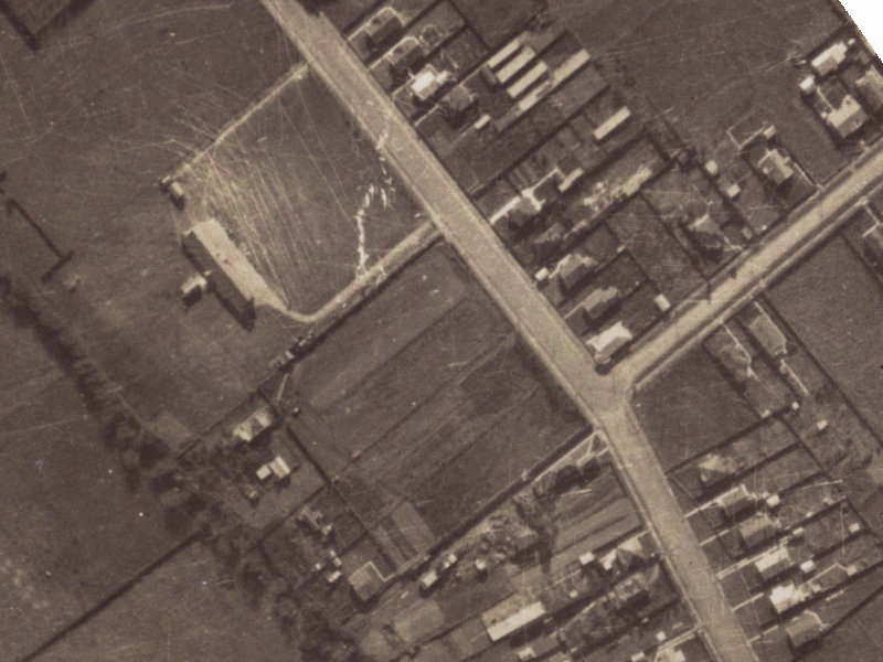 Hennessy Place from the air, 1925-1929