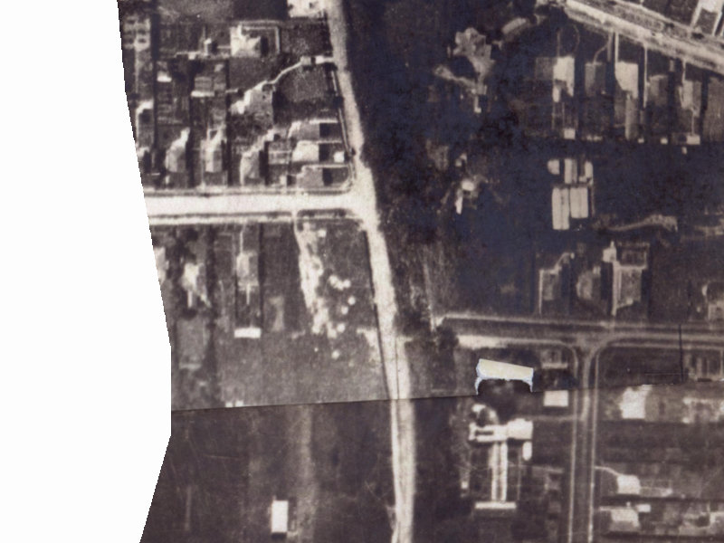 224 Eastern Terrace from the air, 1925-1929