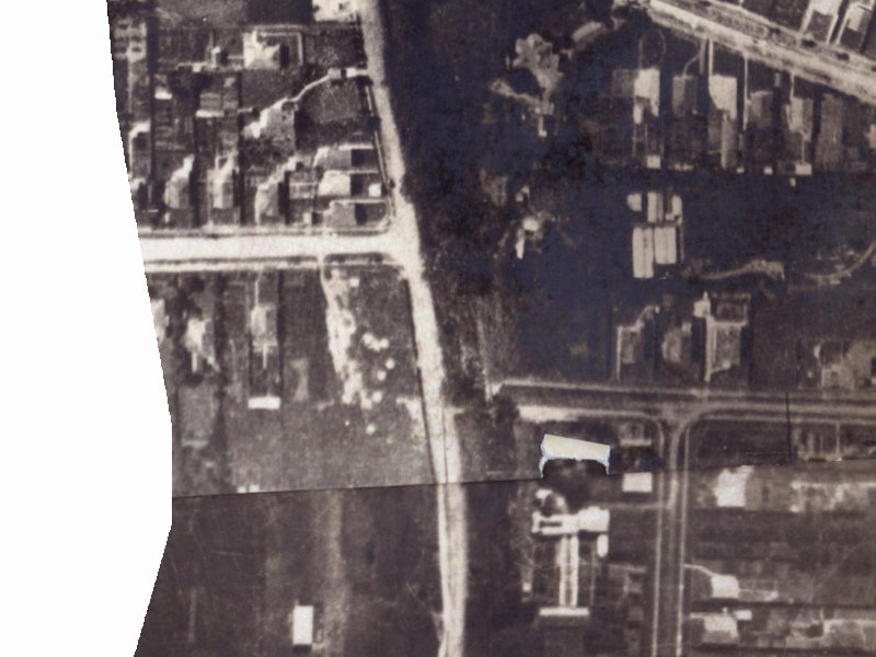 223 Eastern Terrace from the air, 1925-1929