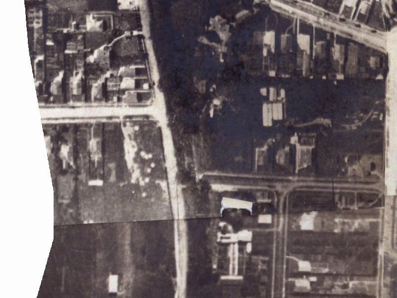 82 Palatine Terrace from the air, 1925-1929
