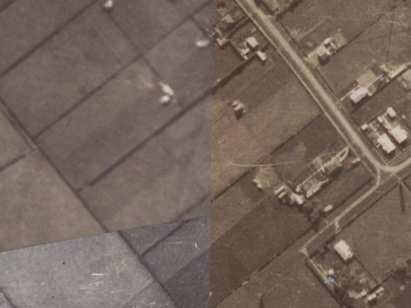 10 Martell Place from the air, 1925-1929