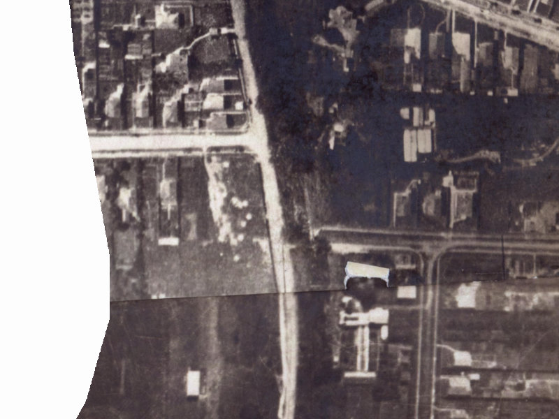 221 Eastern Terrace from the air, 1925-1929