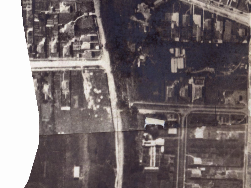 84-82 Palatine Terrace from the air, 1925-1929