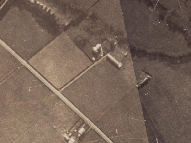 57 McBeath Avenue from the air, 1925-1929
