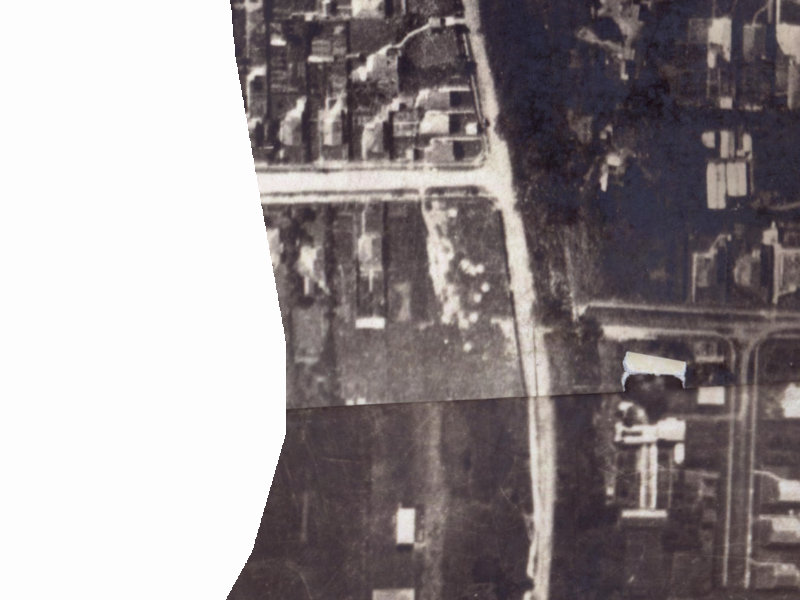 154A Fisher Avenue from the air, 1925-1929