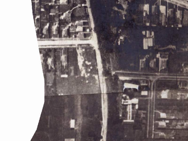 221 Eastern Terrace from the air, 1925-1929