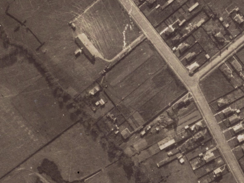 1 Hennessy Place from the air, 1925-1929