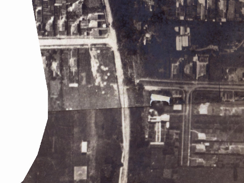 217 Eastern Terrace from the air, 1925-1929