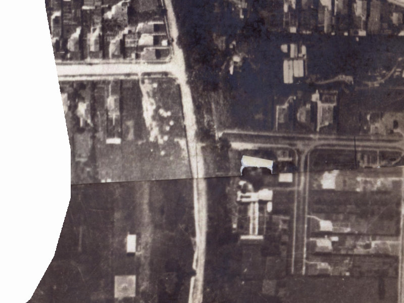215 Eastern Terrace from the air, 1925-1929